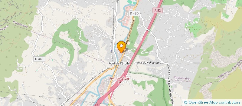 localisation de l'entreprise LE CLOS DE LA COUR PAVEE à ROQUEVAIRE