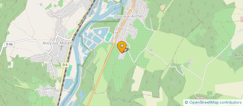 localisation de l'entreprise LE CLOS DE LA FONTAINE DE FER  JOUY-AUX-ARCHES