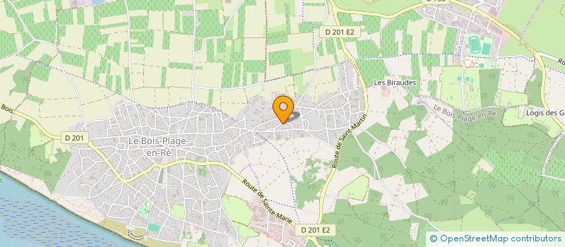 localisation de l'entreprise LE CLOS DE LA JUDEE  LE BOIS-PLAGE-EN-RE