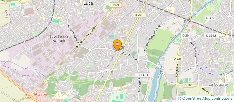 localisation de l'entreprise LE CLOS DE LA LICORNE à LUISANT