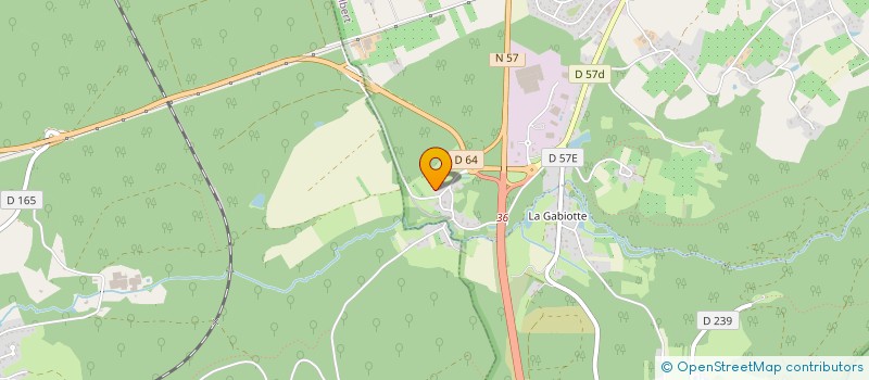 localisation de l'entreprise LE CLOS DE LA MOTTE  FOUGEROLLES-SAINT-VALBERT