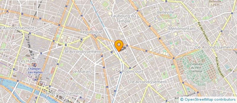 localisation de l'entreprise LE CLOS DE LA POTERNE  PARIS