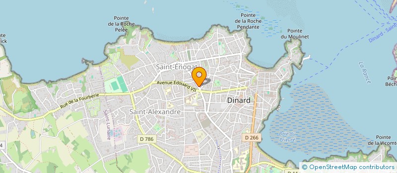 localisation de l'entreprise LE CLOS DE LA PREVOSTE  DINARD