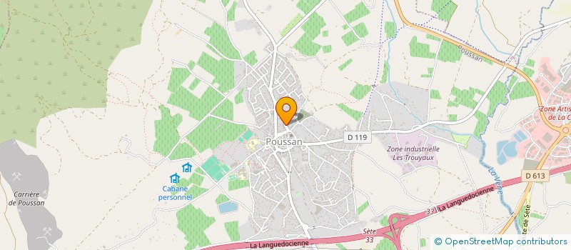 localisation de l'entreprise LE CLOS DE LA REINE  POUSSAN