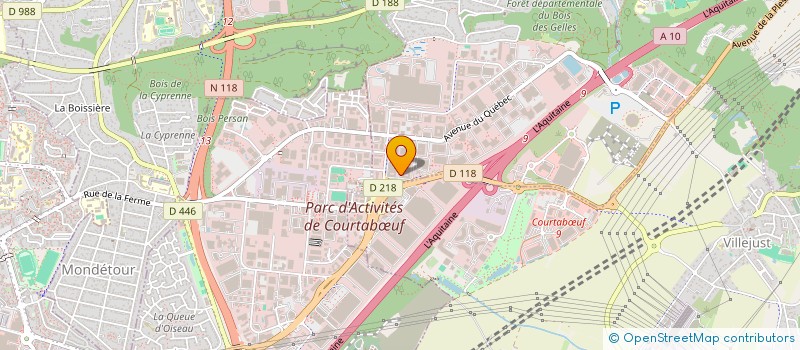 localisation de l'entreprise LE CLOS DE LA RONCIERE à VILLEBON-SUR-YVETTE