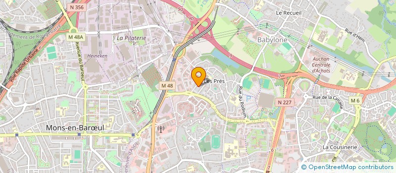 localisation de l'entreprise LE CLOS DE LA SOURCE à VILLENEUVE-D'ASCQ