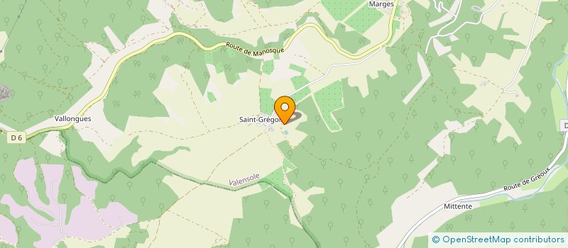 localisation de l'entreprise LE CLOS DE LA TUILERIE  VALENSOLE