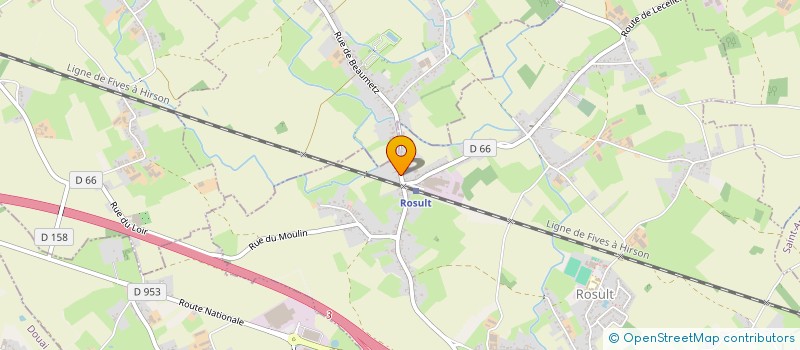 localisation de l'entreprise LE CLOS DE LA VILLAUME à ROSULT