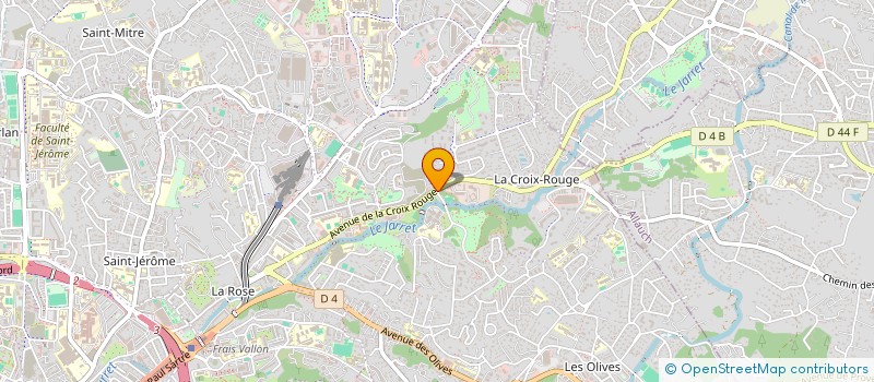 localisation de l'entreprise LE CLOS DE LATTRE  MARSEILLE 13