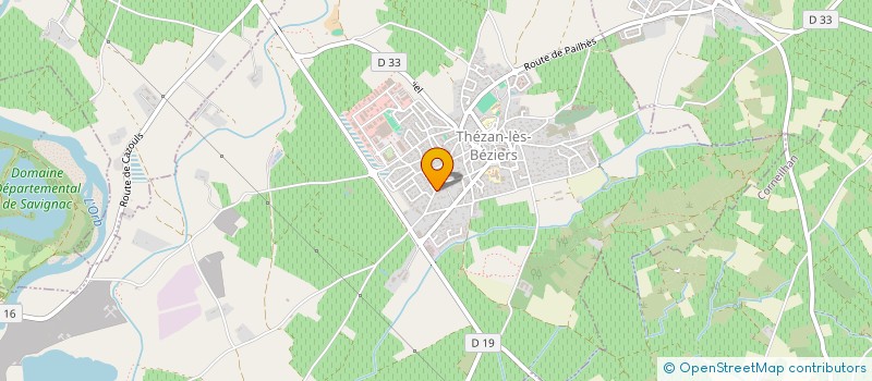 localisation de l'entreprise LE CLOS DE LAURE  THEZAN-LES-BEZIERS