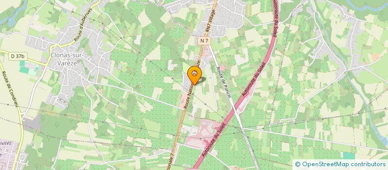 localisation de l'entreprise LE CLOS DE LOUZE  CLONAS-SUR-VAREZE