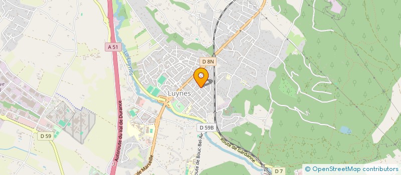 localisation de l'entreprise LE CLOS DE LUYNES  AIX-EN-PROVENCE