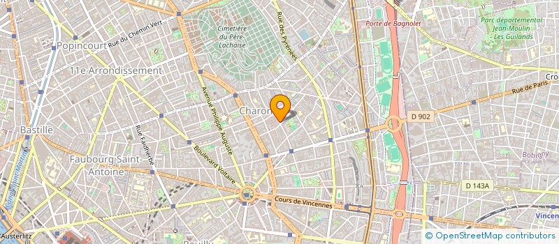 localisation de l'entreprise LE CLOS DE MELAURE  PARIS