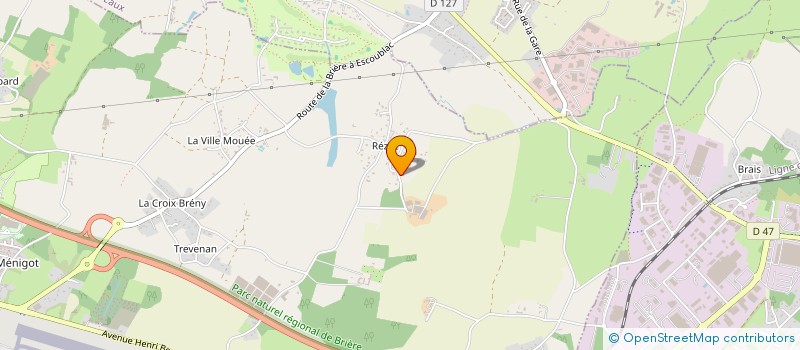 localisation de l'entreprise LE CLOS DE MERUS  LA BAULE-ESCOUBLAC