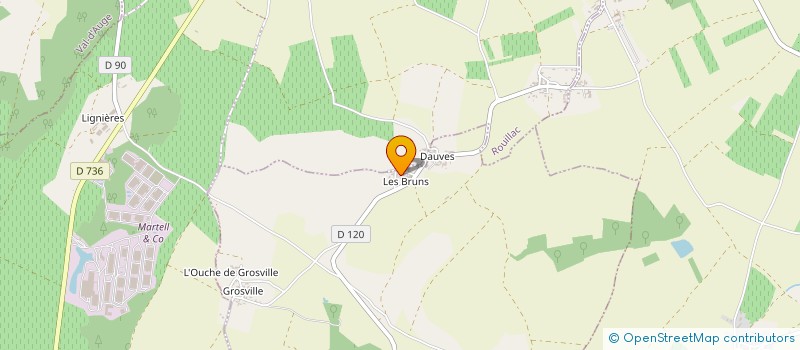 localisation de l'entreprise LE CLOS DE PUYBOLLIER GFA à ECHALLAT