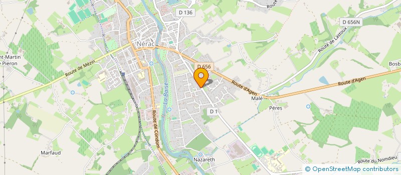 localisation de l'entreprise LE CLOS DE RAGEADIS  FIEUX