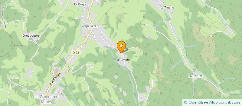 localisation de l'entreprise LE CLOS DE RAUMONT  BAN-DE-LAVELINE