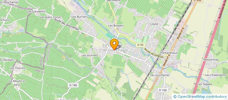 localisation de l'entreprise LE CLOS DE RITG  CHANES