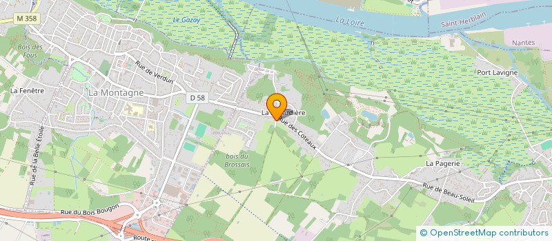 localisation de l'entreprise LE CLOS DE ROMAINVILLE à BOUGUENAIS