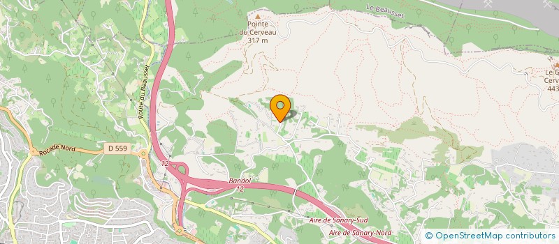 localisation de l'entreprise LE CLOS DE SAINTE TRINIDE  SANARY-SUR-MER