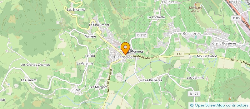 localisation de l'entreprise LE CLOS DE SOLUTRE  SOLUTRE-POUILLY