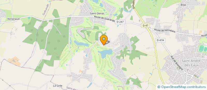 localisation de l'entreprise LE CLOS DE ST DENAC  SAINT-ANDRE-DES-EAUX