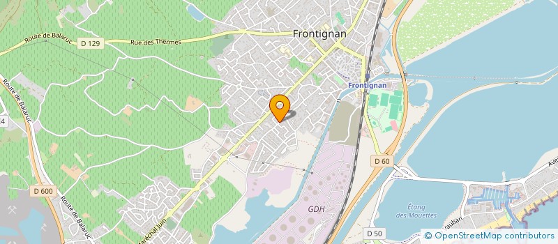 localisation de l'entreprise LE CLOS DE ST MARTIN à FRONTIGNAN