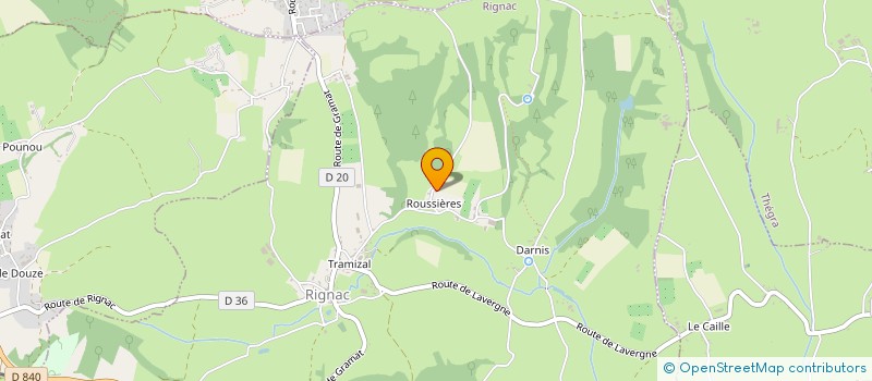 localisation de l'entreprise LE CLOS DE SYLVIE  ROCAMADOUR