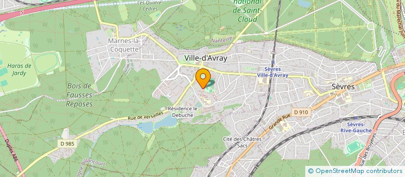 localisation de l'entreprise LE CLOS DE THARAMA  VILLE-D'AVRAY