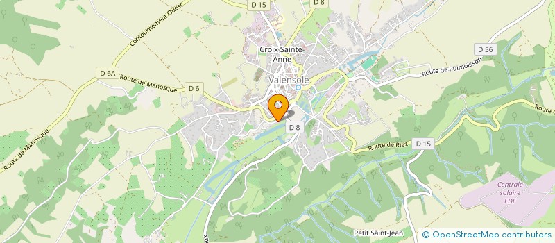 localisation de l'entreprise LE CLOS DE VILLENEUVE à VALENSOLE