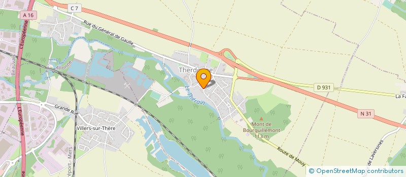 localisation de l'entreprise LE CLOS DE VILLERS  ALLONNE