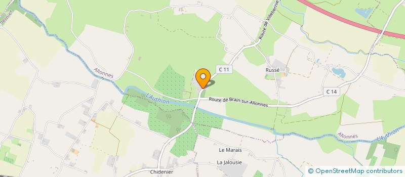localisation de l'entreprise LE CLOS DE VRAI à BRAIN-SUR-ALLONNES