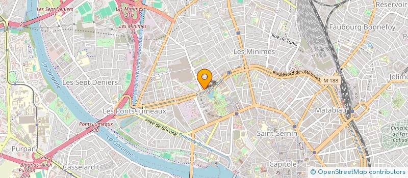 localisation de l'entreprise LE CLOS DELPHINE  TOULOUSE