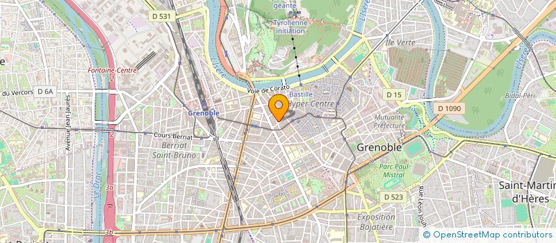 localisation de l'entreprise LE CLOS DEMADRILLE  GRENOBLE