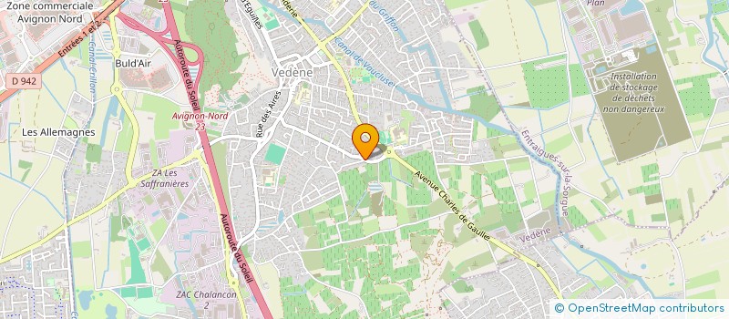 localisation de l'entreprise LE CLOS DES ABAYERS à VEDENE