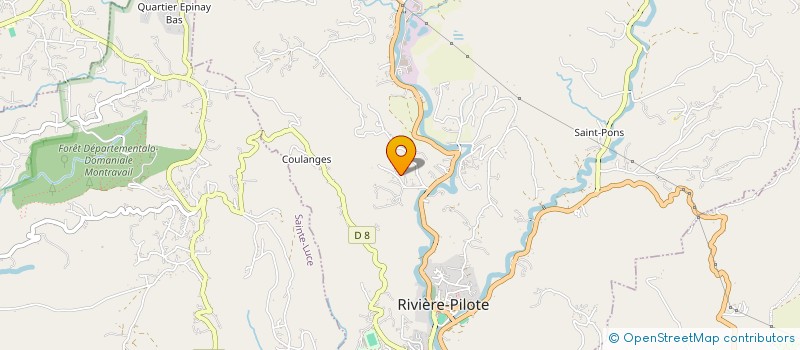 localisation de l'entreprise LE CLOS DES ABEILLES  RIVIERE-PILOTE