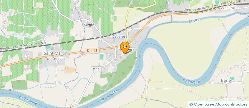 localisation de l'entreprise LE CLOS DES ACACIAS  CAUDROT