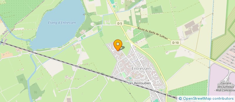 localisation de l'entreprise LE CLOS DES AMANDIERS  ISTRES