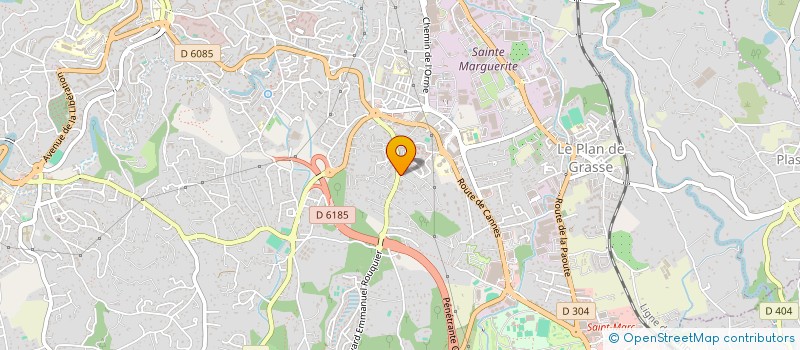localisation de l'entreprise LE CLOS DES ANGES  GRASSE