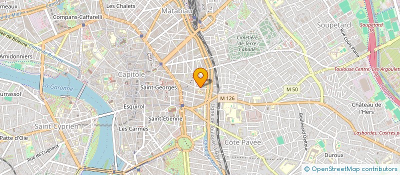 localisation de l'entreprise LE CLOS DES ARTS à TOULOUSE