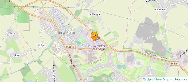 localisation de l'entreprise LE CLOS DES BANNOIS  PONT-A-MARCQ