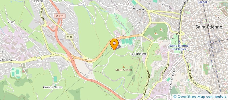 localisation de l'entreprise LE CLOS DES BARAUDES  SAINT GENEST LERPT