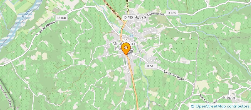 localisation de l'entreprise LE CLOS DES BARONNIES  MIRABEL-AUX-BARONNIES