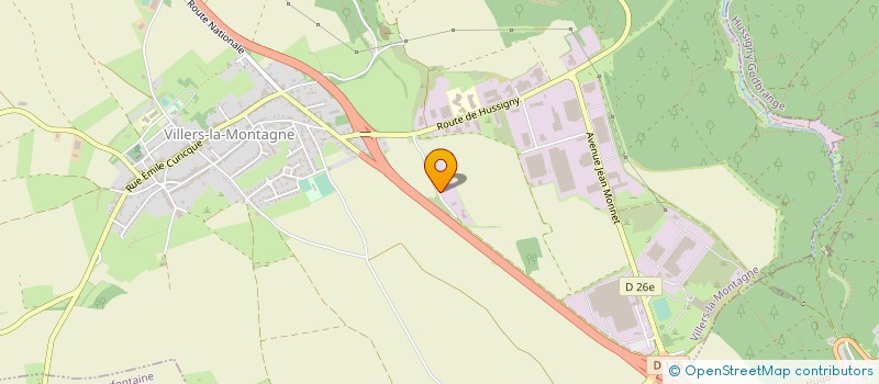 localisation de l'entreprise LE CLOS DES BARROIS à VILLERS-LA-MONTAGNE