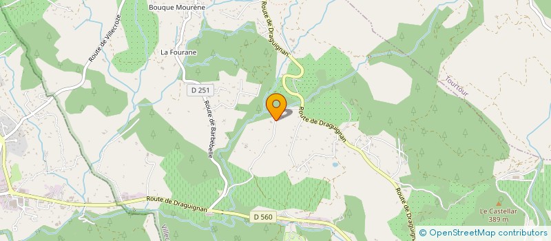 localisation de l'entreprise LE CLOS DES BLETONNETS  VILLECROZE