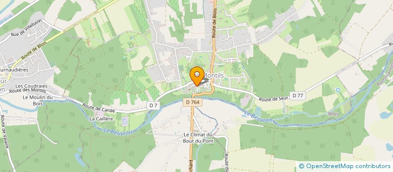 localisation de l'entreprise LE CLOS DES BONNES VIGNES  CHAILLES