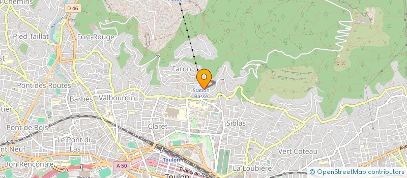 localisation de l'entreprise LE CLOS DES BOURGADES  TOULON