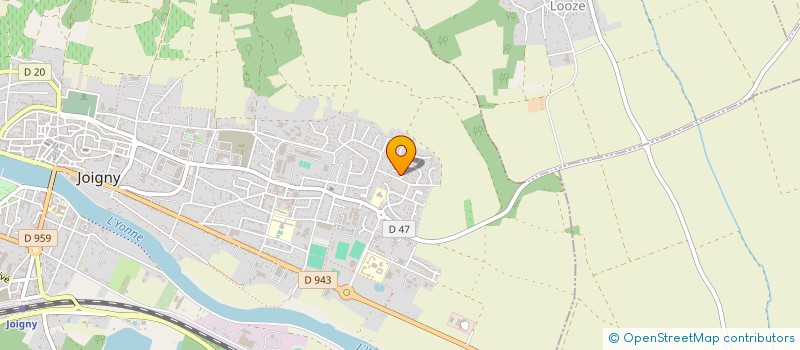 localisation de l'entreprise LE CLOS DES BRUYERES à JOIGNY