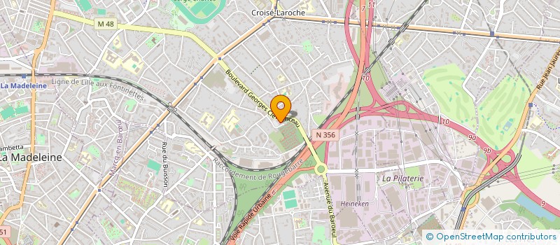 localisation de l'entreprise LE CLOS DES CHAMPS  MARCQ-EN-BARUL