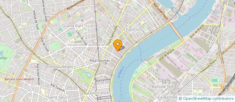 localisation de l'entreprise LE CLOS DES CHARTRONS 24  BORDEAUX